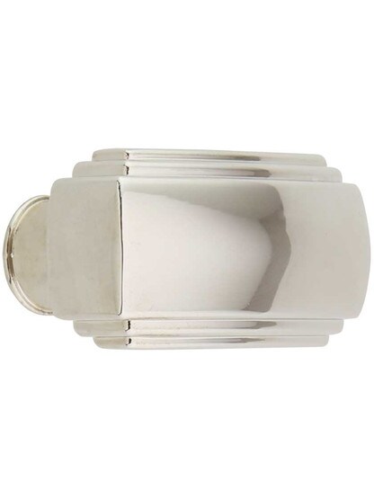Delgado Cabinet Knob - 1 9/16 inch x 13/16 inch in Polished Nickel.